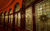 Leeds Grand Theatre Bar Windows The stained glass windows of the stalls bar.