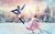 Northern Ballet's Nutcracker Northern Ballet's Nutcracker poster with the Mouse Kind and Sugar Plum Fairy dancing together