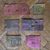 Ticket stubs A collection of six old ticket stubs in different colours
