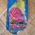 Zoom lollipop Old blue, yellow and pink packaging for a Zoom lolly with the words 'Free picture card inside: All systems go'