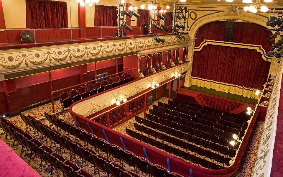 City Varieties Music Hall auditorium from the circle level