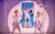 MAMMA MIA! Three women in formation singing into mics and wearing 70s style white flares and long sleeves