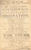 The Theatre Playbill - 1781 The Theatre Playbill - 1781 - Dissipation and Tom Thumb