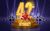 42nd Street 42nd Street Poster with dancers sat on giant coins