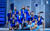 MAMMA MIA! A group of young men in short blue wet suits
