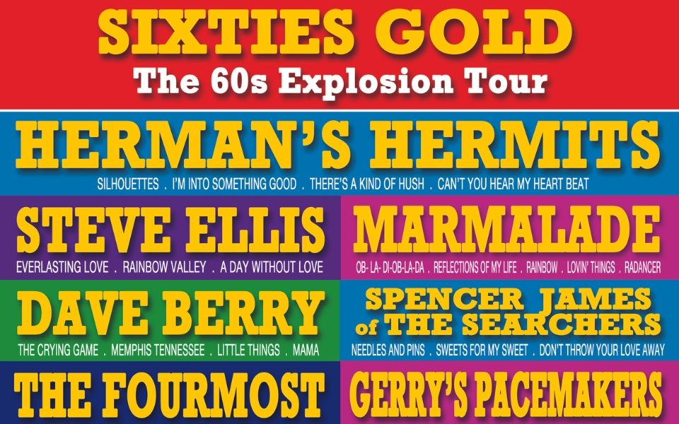 sixties gold explosion tour