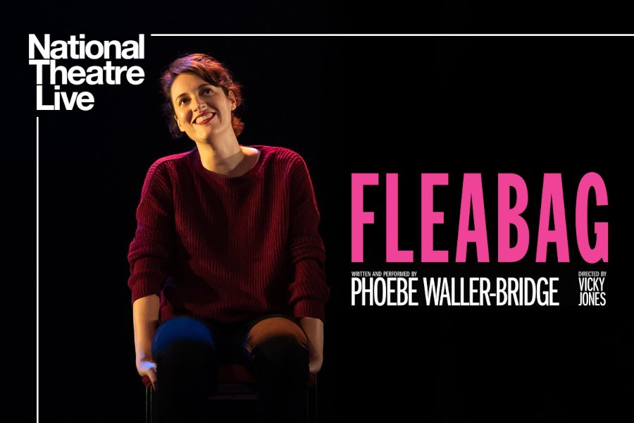 Fleabag star Phoebe Waller-Bridge sits on a chair.
