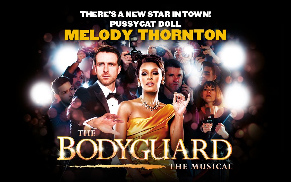 The Bodyguard poster - with Pussycat Dolls star Melody Thornton