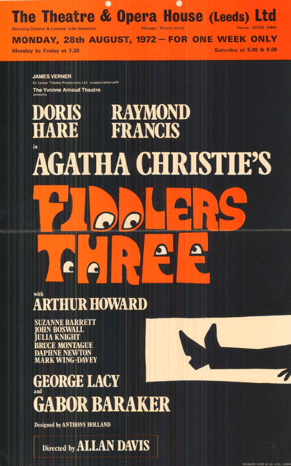 A programme for a 1972 production of Fiddlers Three. Credit: Leodis