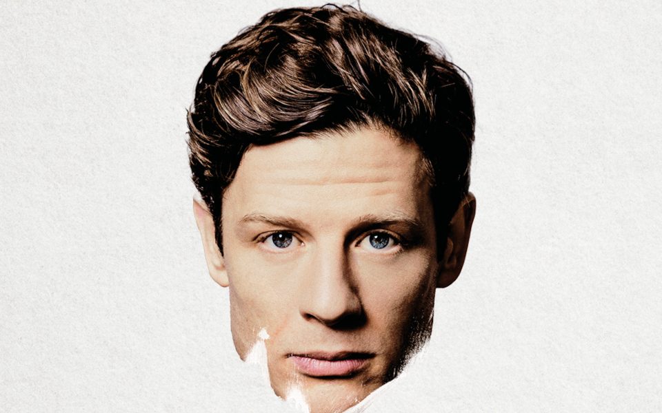 James Norton's face is slowly being erased.