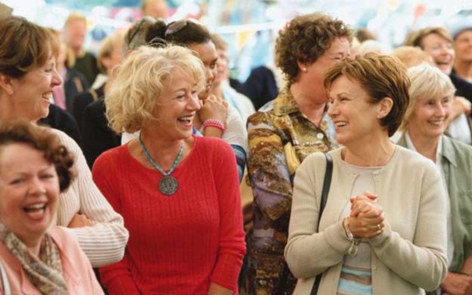 A still from the film with Helen Mirren (Chris) and Julie Walters (Annie).