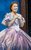 Annalene Beechey Annalene Beechey as Anna Leonowens in a lilac ballgown with her hands folded on her chest.
