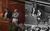 The Good Old Days staff member Two images of a staff member behind the desk at The Good Old Days,
