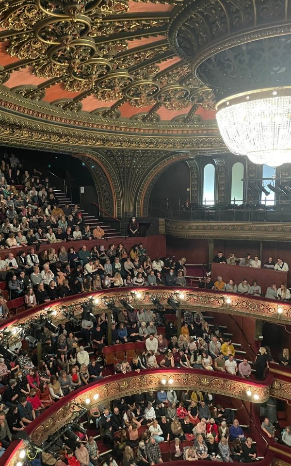 A full audience at Leeds Grand Theatre