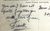 Postcard from Frank A fragment from a postcard reading