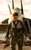 Opera North's Top Gun: Maverick Tom Cruise as Maverick in military uniform looking down with a military plane blurred in the background.