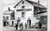 The Theatre, Credit: Leodis. Black and white image of a brick building with a sign that reads Theatre on the front. There are figures in front of the building.