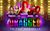 Divina De Campo: Dragged to the Musicals! Divina De Campo with her signature red hair wearing silver surrounded by four other Drag artists and confetti. Text reads from left to right: Veronica Green, Le Fil, Divina De Campo, Mimi Chanel, and Viola. Dragged to the Musicals.