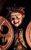 Shock Horror A creepy puppet between two old film reels